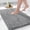 Grey, variant on MK Gdledy Bathroom Rugs Non Slip Washable - Ultra Soft Absorbent Chenille Bath Mat, Quick Dry Shaggy Floor Carpet for Tub Shower, Home Decor Accessories