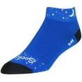 thumbnail image 2 of SockGuy Classic Glitter Socks - 1 inch, Blue, Women's, Small/Medium, 2 of 2