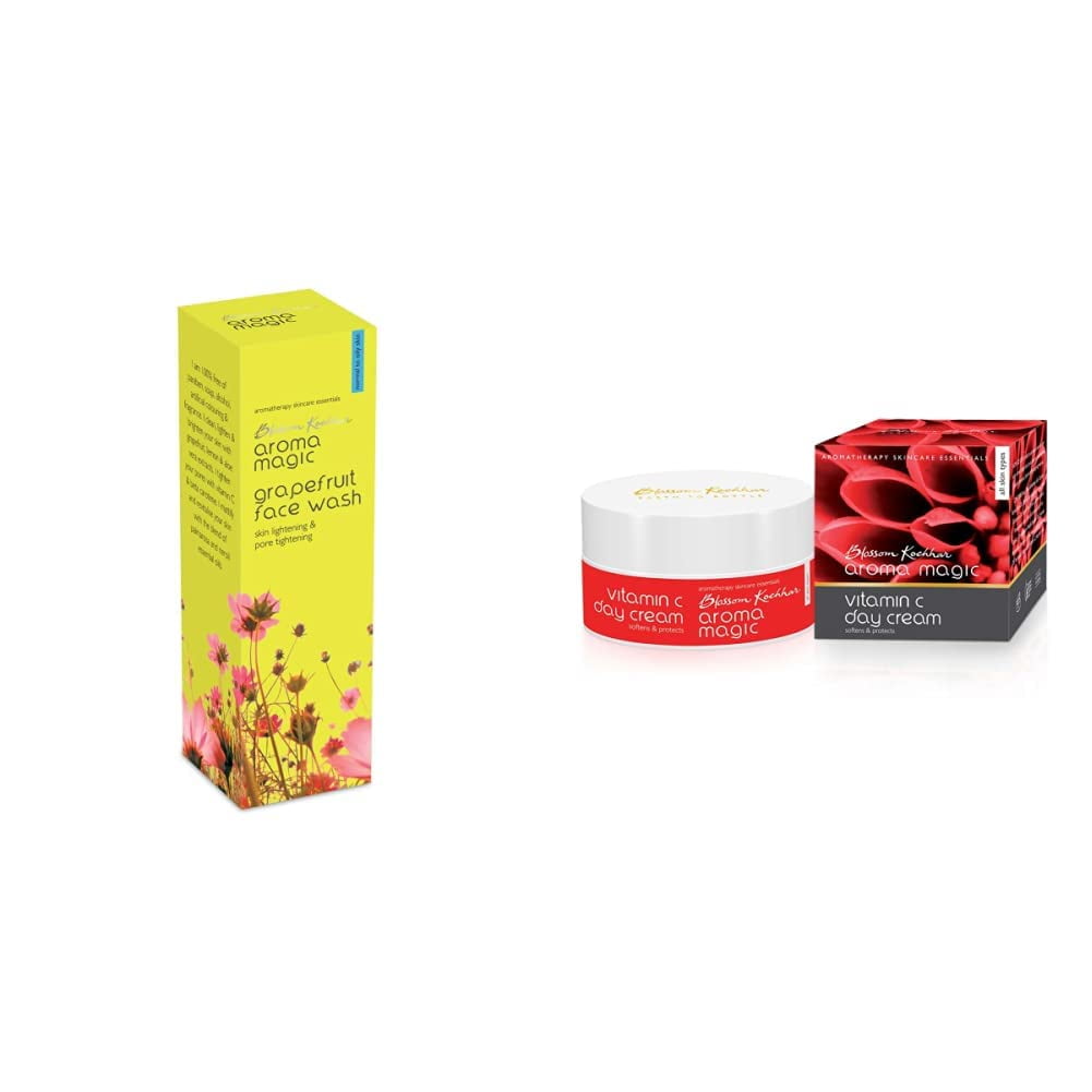 Aroma Magic Face Wash 100 ml (Grapefruit) and Aroma Magic Vitamin C Day
