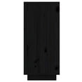 thumbnail image 5 of vidaXL Buffet Noir 60x34x75 cm Pin Massif, 5 of 5
