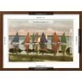 thumbnail image 5 of Art.com Rainbow Fleet, Nantucket, Massachusetts Art Print, Brown Frame Wall Art, 23" x 17", 5 of 5