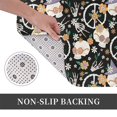 thumbnail image 3 of Halloween Non Slip Door Mat, Halloween Scull Peace Sign cool Halloween Decor Absorbent Bath Tub Mats, Bathroom Rugs Welcome Mat, Bath Mat for Halloween Decor Home, Kitchen 16x24in, 3 of 7
