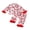 Red Candy Cane, variant on RUINIXCW Kids Toddler Baby Girl Christmas Silk Stain Pajamas Set Spring Fall Winter PJS Sleepwear Long Sleeve Button Down Collar Shirt Tops Pants Set