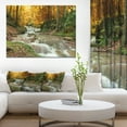 thumbnail image 1 of Design Art - Forest Waterfall with Yellow Trees, 1 of 3