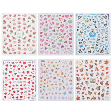 QUSENLON French Tips Nail Decals French Manicure Strips Professional