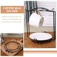 thumbnail image 2 of QUMIIRITY Soporte Para Tazas De Café Negro De Acero Inoxidable Para Organizar Y Decorar El Hogar, 2 of 8