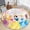 style-2, variant on Round Area Rug Princess Themed Cartoon Carpet Modern 3D Art Aesthetic Rugs Living Room Bedroom Playroom Non-Slip Decorative Floor Mat