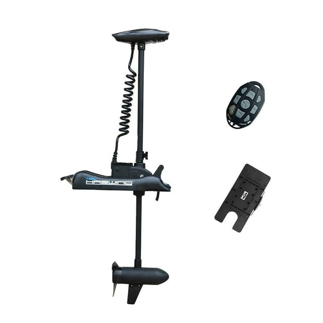 HASWING OUTDOOR Electric Trolling Motor – 24V 80LB 54 Inch Shaft Cayman Bow Mount Boat Fishing Saltwater Freshwater with Wireless Remote Control and Quick Release Bracket