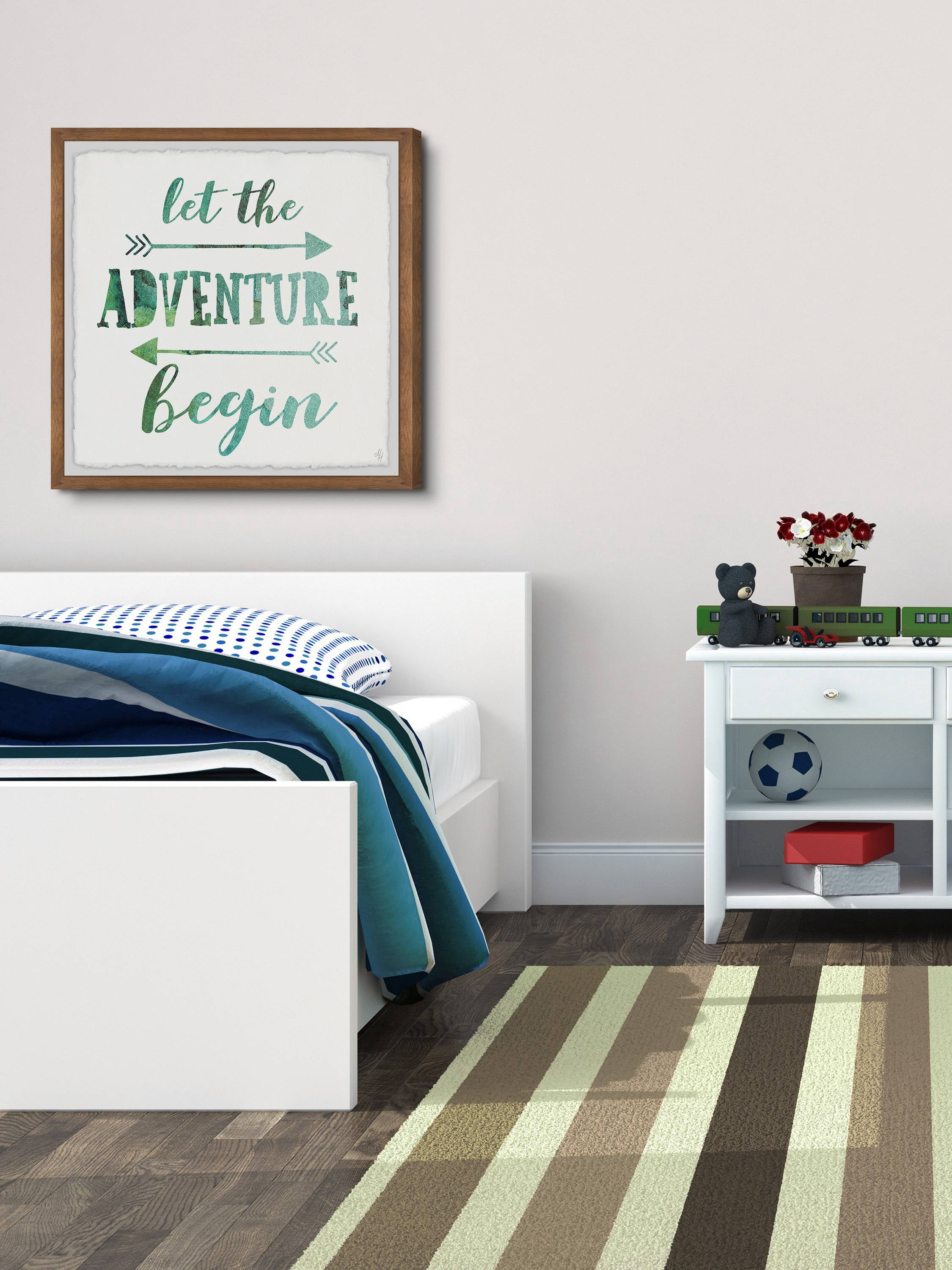 Marmont Hill Adventure Begin Framed Wall Art