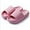 Pink, variant on Pillow Slippers Non-Slip Lightweight Open Toe Slippers, Thick Sole Black