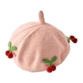 thumbnail image 3 of Gorro de punto Baoblaze boina de punto rosa, 3 of 8