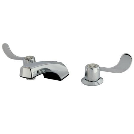 Kingston Brass GKB931LP Robinet de Lavabo à Large Diffusion avec Poignées à Lame, Chrome