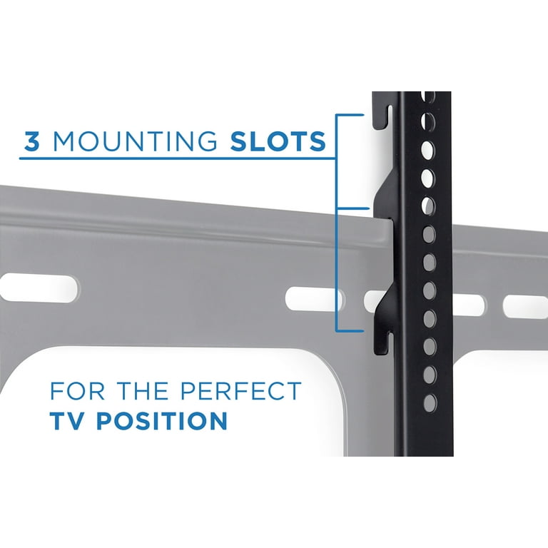 Mount-It! Low-Profile Large TV Mount, Flush TV Wall Mount, Ultra-Slim Fixed TV Mount for 42-70 in. Screen TVs, VESA Compatibility up  to 800x400