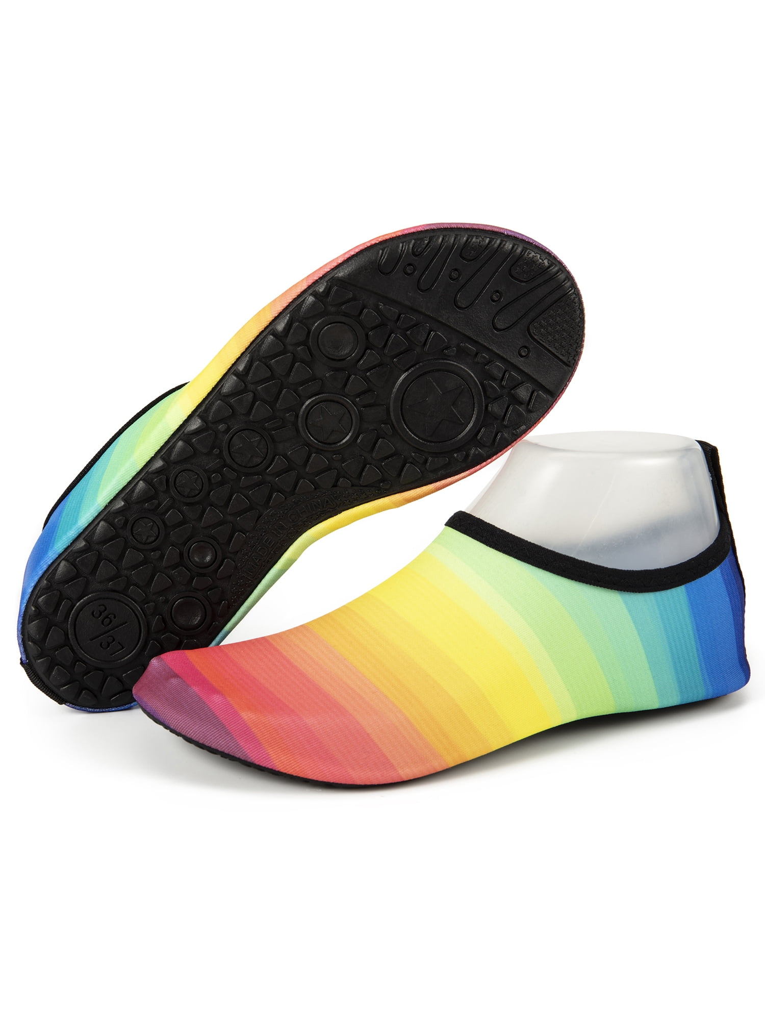 Rojeam Barefoot Water Shoes for Kids Men Women Quick Drying Sports Aqua Socks for Beach Surf Diving Swim 