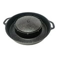 thumbnail image 1 of Luzkey 2 in 1 Round Grill Pan Korean BBQ Grill Multifunctional Non Stick Hot Pot BBQ Stoves Outdoor Barbecue Meat Tray for Party Home S, 1 of 8