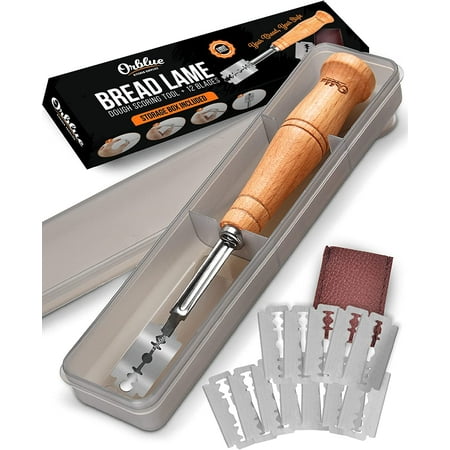 

Orblue Bread Lame Dough Scoring Tool for Artisan Bread 12 Blades Included