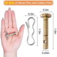 thumbnail image 2 of 20 Pcs Shear Pins + 20 Pcs Cotter Pins For Snowblower- 738-04124 And 714-04040 Replacement Shear Pin Kits Compatible With Mtd Craftsman Cub Cadet Troy, 2 of 5