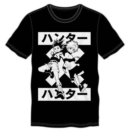 Gon And Killua Fitted Crew Neck T-Shirt, HunterxHunter Series, Character Duo Anime