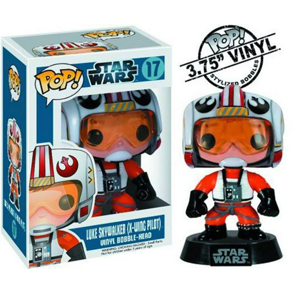 Funko Pop! Lucas Films Star Wars Luke Skywalker X-Wing Pilot Vinyl Bobble Head - Walmart.com