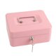 thumbnail image 2 of Hucha con cerradura, organizador de dinero, contenedor, pequeña caja de almacenamiento, del tesoro, alcancía para adultos, para niños Rosa, 2 of 8