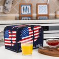 thumbnail image 6 of Balery Memorial Day Pattern Oven Cover Kitchen Bread Machine Protector, 2 Slice Toaster Cover for Home, Anti Dust Fingerprint Coaster Cover, 6 of 7