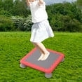 thumbnail image 6 of Mini Kids Trampoline Fitness Workout Sensory Training Jump Rebounder Trampolines Bouncing Bed for Boys, Girls, Kindergarten, Home, Outdoor Red, 6 of 8