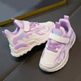 thumbnail image 6 of Wxirdiow Sports Shoes for Girls Kids Shoes for Boys Girls Sneakers Sports Knitted Mesh Running Athletic Walking Gym Sports Lightweight Breathable Toddler Little Kid Big Kid Purple Size,11, 6 of 9