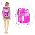 thumbnail image 3 of Mochila transparente PAMANO Transparent Heavy Duty Pink 20L, 3 of 7
