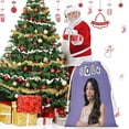 thumbnail image 2 of Olivia Rodrigo Bolsa de regalo con cierre de cinta navideño para decoración de Navidad,50cm×80cm., 2 of 6