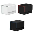 thumbnail image 1 of Organizador de 3 cajas para barajas de cartas, contenedor estándar Negro y amarillo, 1 of 8