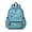 Excavator and Snowflake Blue Pattern, variant on Excavator and Road White Pattern Cute School Backpack with Padded Back and Adjustable Shoulder Straps 13.4"x11"x4.7"