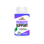 Rise-N-Shine Probiotic Support Dietary Supplement with Caprylic Acid, Aloe Vera, for Men and Women, 30 Count