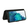 thumbnail image 6 of Wallet Case for Samsung Galaxy S20 FE, Magnetic Zipper Pouch Premium PU Leather with Kickstand Wallet Flip Shockproof Phone Case Wrist Strap Card Slots Holder Pocket Samsung Galaxy S20 FE,
Black, 6 of 18