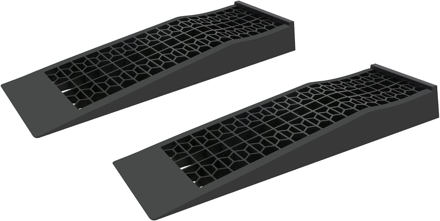 Duomeng Ramps Low Profile Plastic Car Ramp Service 4 Ton Race Truck Ramps for Oil Duomeng Change