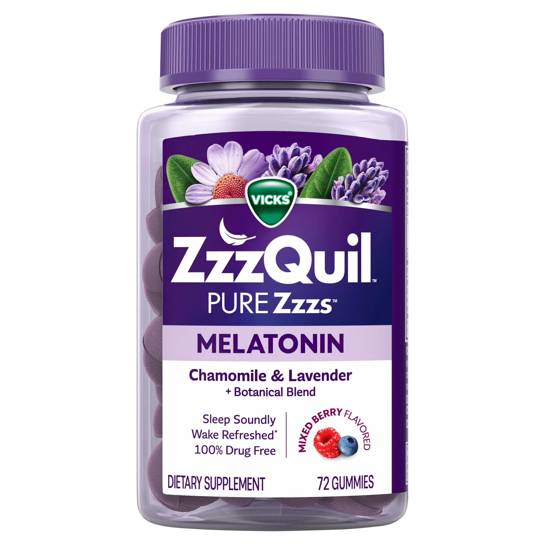 ZzzQuil PURE Zzzs Triple Action, Sleep Aid, Melatonin Gummies