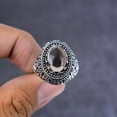 thumbnail image 2 of Natural Botswana Agate Gemstone Handmade 925 Sterling Silver Ring Size 9.5, 2 of 4