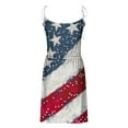 thumbnail image 5 of Wonens Dress Summer Plus Size Dresses Womens Casual Printed V-neck Short Suspender Dress E Multicolor XXL, 5 of 5