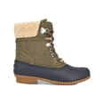 thumbnail image 5 of TOMMY HILFIGER Womens Blue Removable Insole Insulated Water Resistant Rainah Round Toe Lace-Up Duck Boots 8, 5 of 5