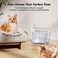 thumbnail image 4 of Wireless Cat Water Fountain, 88oz / 2.6L Cat Fountain Battery Operated, Cordless Pet Water Fountain for Cats & Dogs with Motion Sensor, Ultra Quiet Pump, Multi-Filtration, 4 of 9