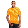 thumbnail image 1 of Port & Company Mens Essential Tiger Stripe Tie-Dye Tee - Gold - Large, 1 of 1