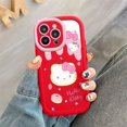 thumbnail image 3 of Original Sanrio Hello Kitty Phone Case For iPhone 14 13 11 12 15 Pro Max X XS XR 8 7 Plus Cartoon Cute Soft Shockproof Cover Y2K RJ, 3 of 7