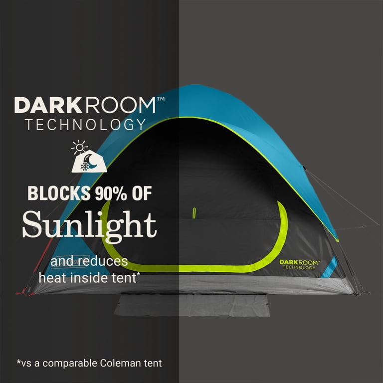 Coleman 4-Person Dark Room Stardome Camping Tent - Walmart.com