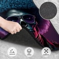 thumbnail image 3 of Fuzoiu Punk Style Blue Haired Skull Print Carpet Floor Mats for Car,Car Foot Mat Set,Universal Fit 4 Piece Mat Pad Set,Fits Most Cars Trucks Vans Sedans SUV Auto Carpet Mat Se, 3 of 7