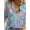 bleu, variante sur Tralilbee Nouvelle Chemise Élégante pour Navetteuses, Mode Polyvalente, Décontractée, Col à Revers, Manches Longues, Haut, Imprimé Coloré, Chemise au Tempérament