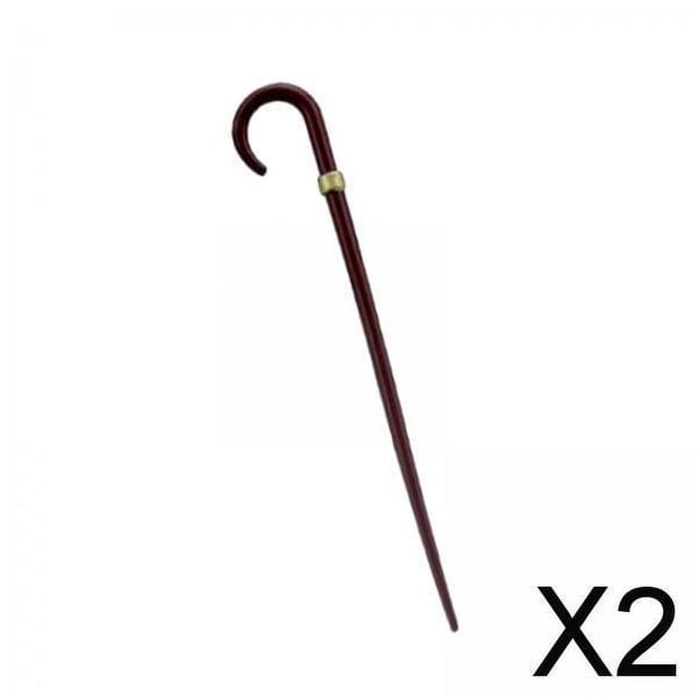2x Mini Bastón para Caminar CUTICAT Muleta Modelo Toy Hall Accesorio Conjunto Muñeca en Miniatura 2 piezas