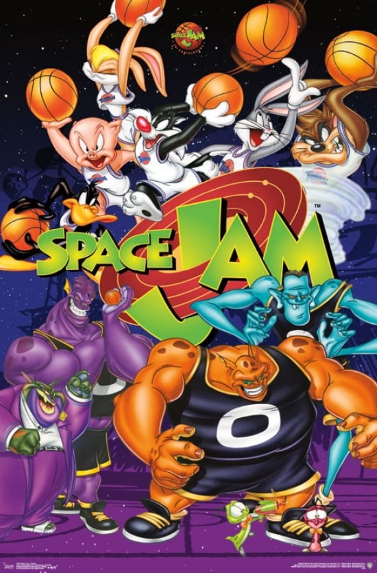 michael jordan space jam poster