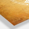 thumbnail image 3 of Designart 'Vintage Classic Map' Traditional wall clock, 3 of 3
