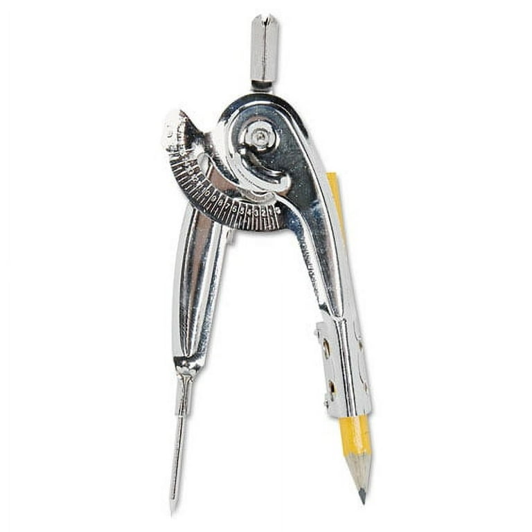 Ball Bearing Compass with Traditional Pointed Tip, 12 Ball Bearing Compass with Traditional Pointed Tip, 12