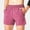 Pink, variant on Running Shorts For Men Qiggri Man Solid-Color Casual Sports Running Zipper Pocket Drawstring Shorts