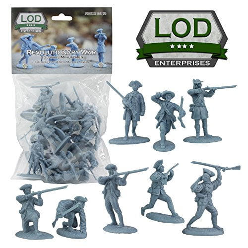 16 Army Men Toy soldiers 1/32 Civil War Union Soldiers Charging Figure Playset